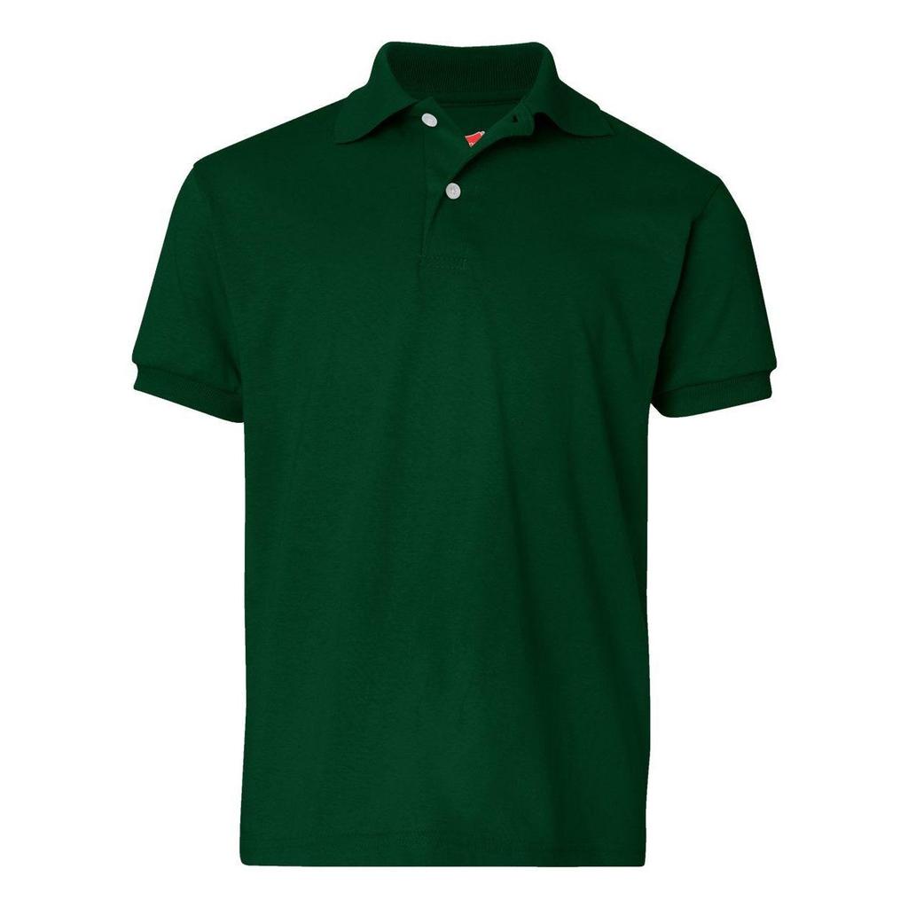 Hanes Hanes Youth Ecosmart Jersey Polo