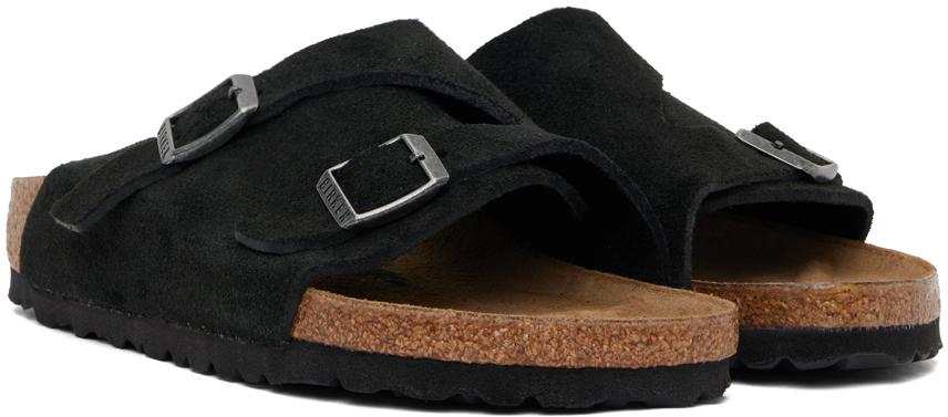 Shop Black Narrow Zürich Sandals on Sale at BeyondStyle – Get 10