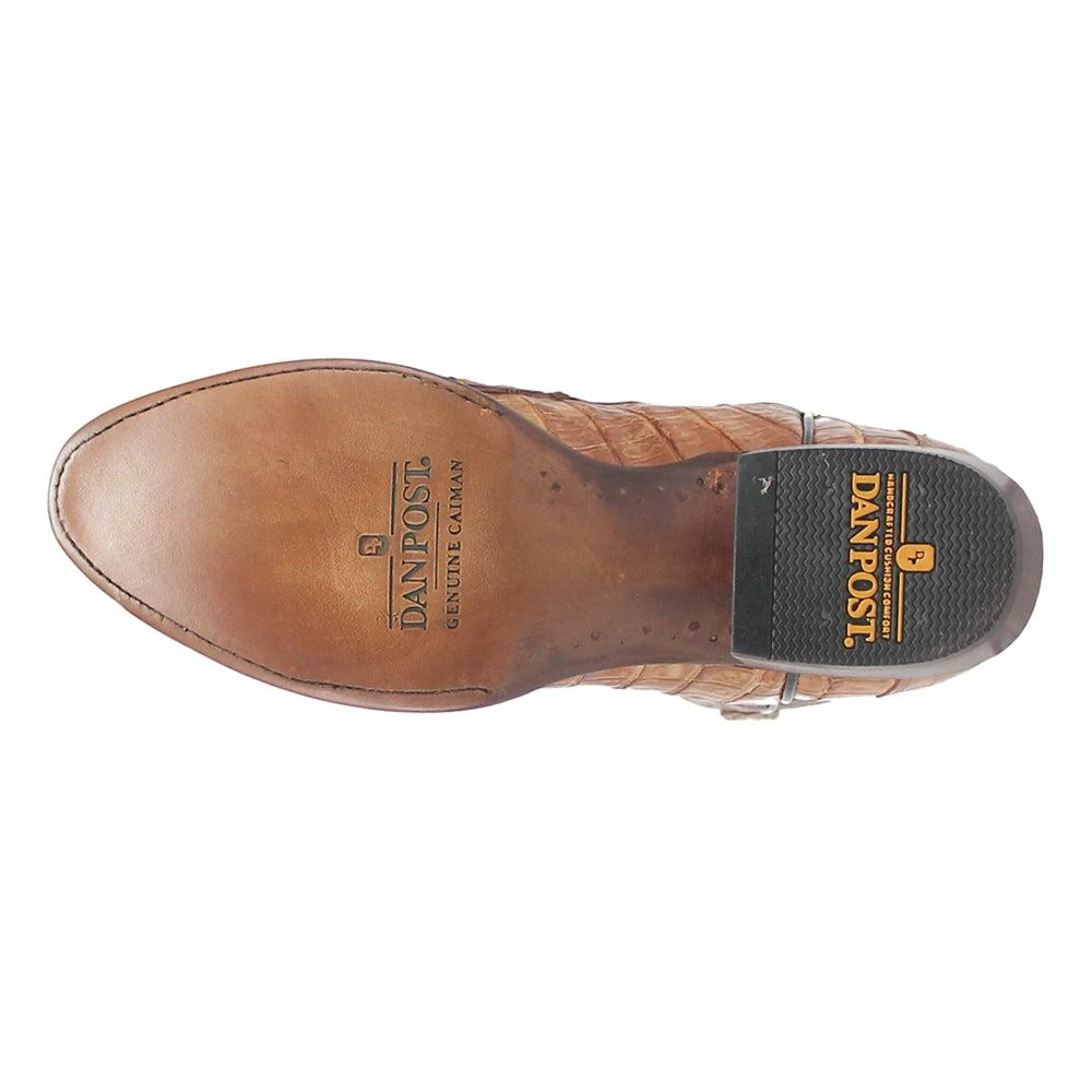 Dan Post Boots Primetime Caiman Embroidered Round Toe Pull On Cowboy Boots 5
