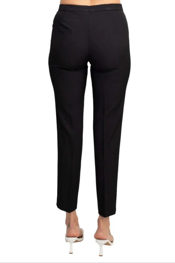 TRUEDAMES Notched Collar Long Sleeve Long Jacket Leopard Print Two Button Pockets Zipper Closure Pants Stretch Crepe Pant Set 5