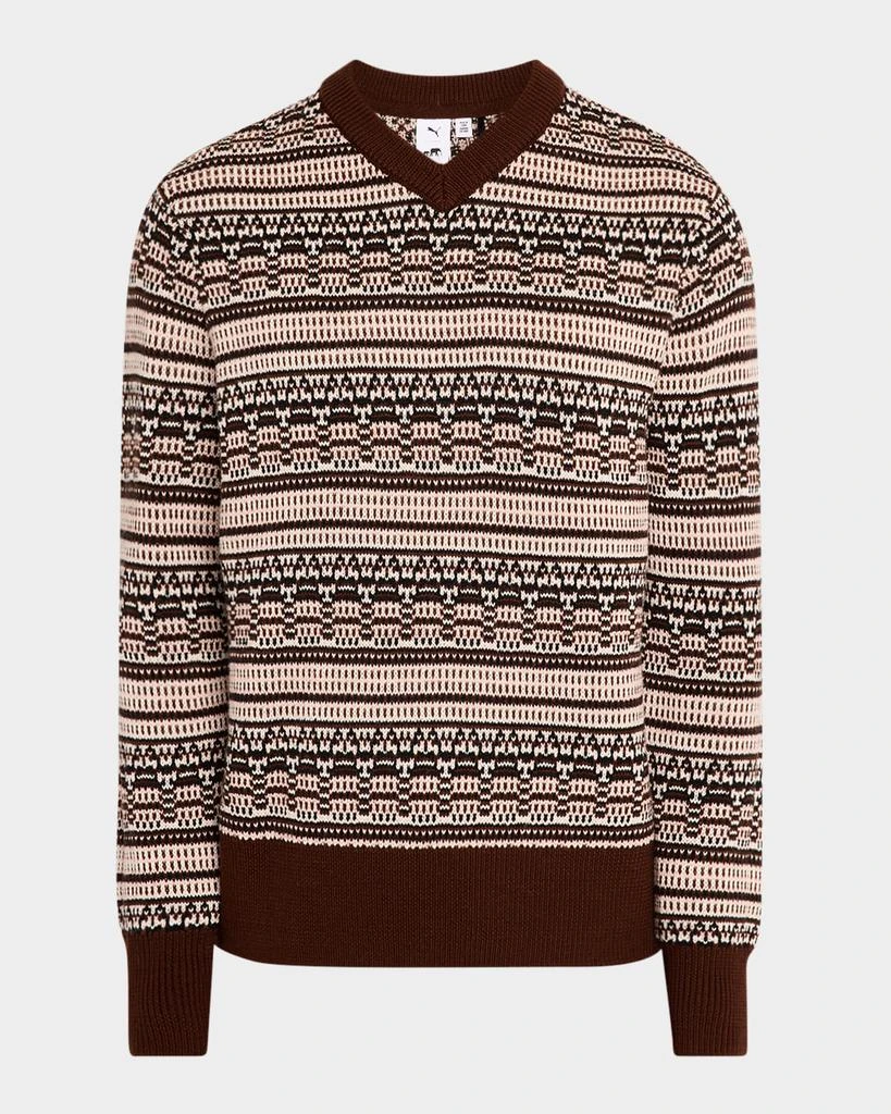 Puma x The Brooklyn Circus Men's V-Neck Sweater 1