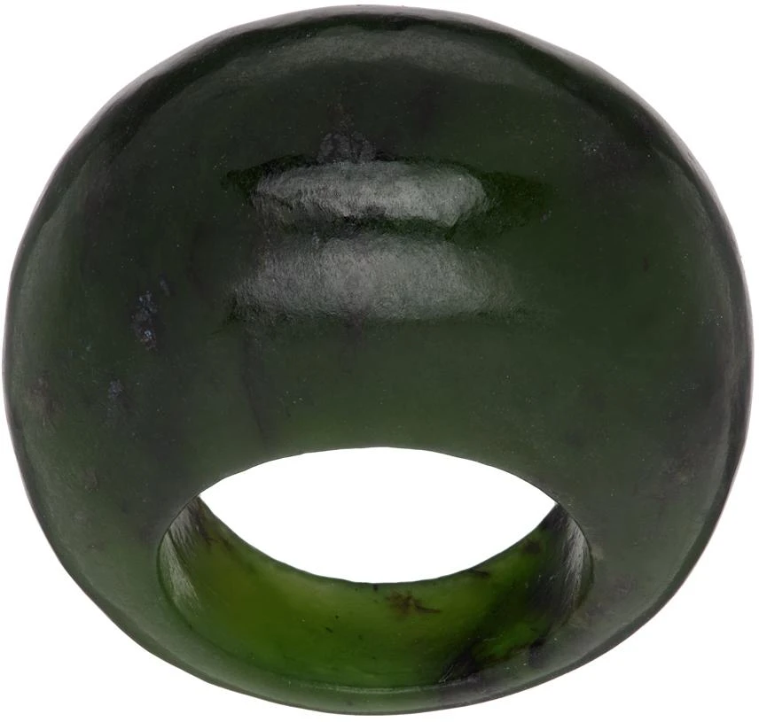 Sophie Buhai Green Medium Jade Donut Ring 1