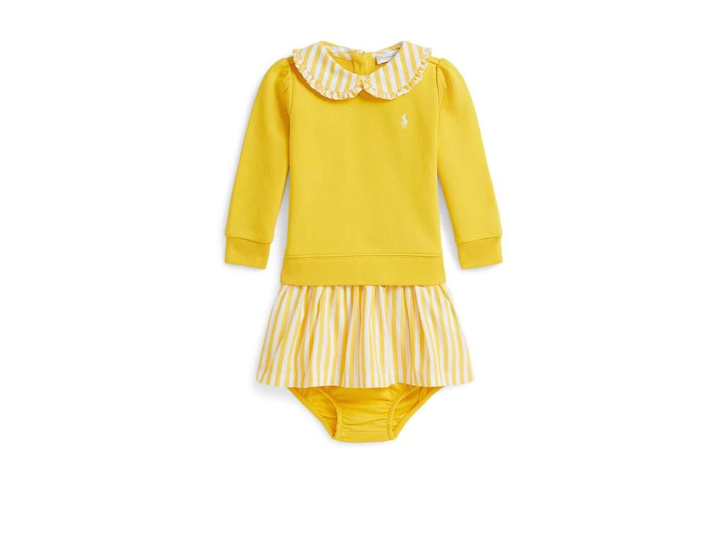 Ralph Lauren Striped Loopback Fleece Dress 
Bloomer (Infant) 1