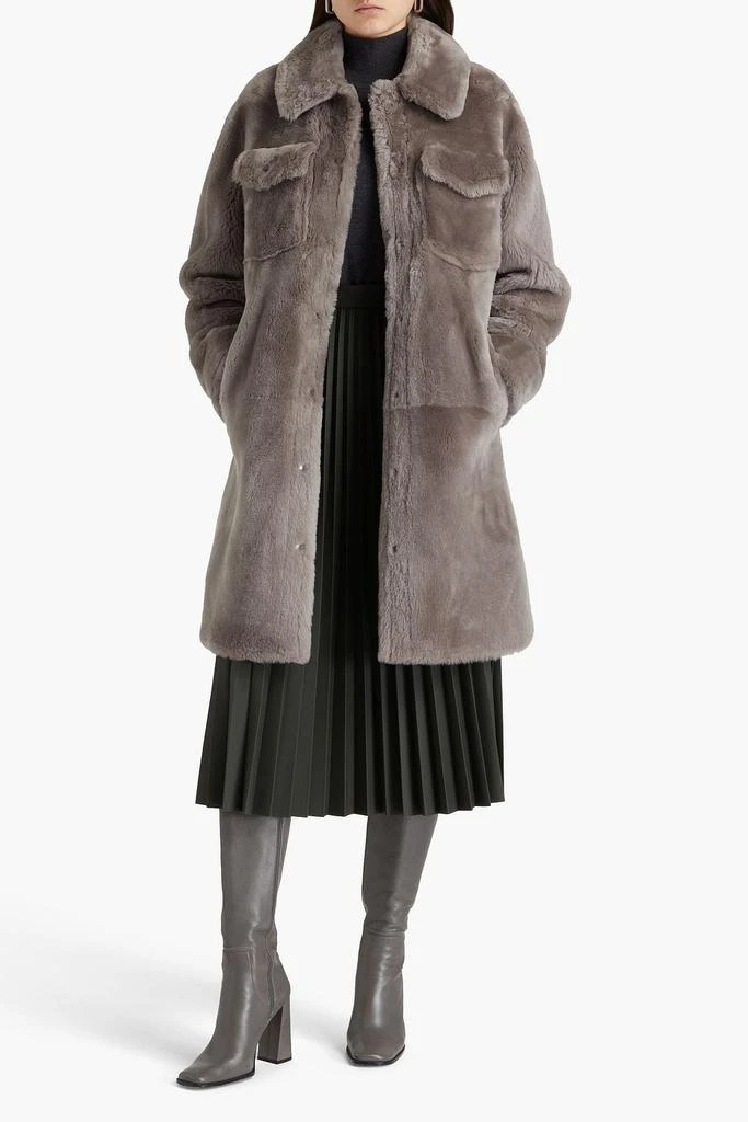 Yves Salomon Shearling coat 2