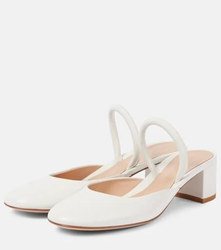 Gianvito Rossi Tivoli 45 leather mules 5