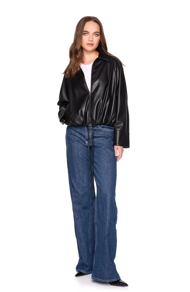 Susana Monaco Faux Leather Full Zip Jacket 6