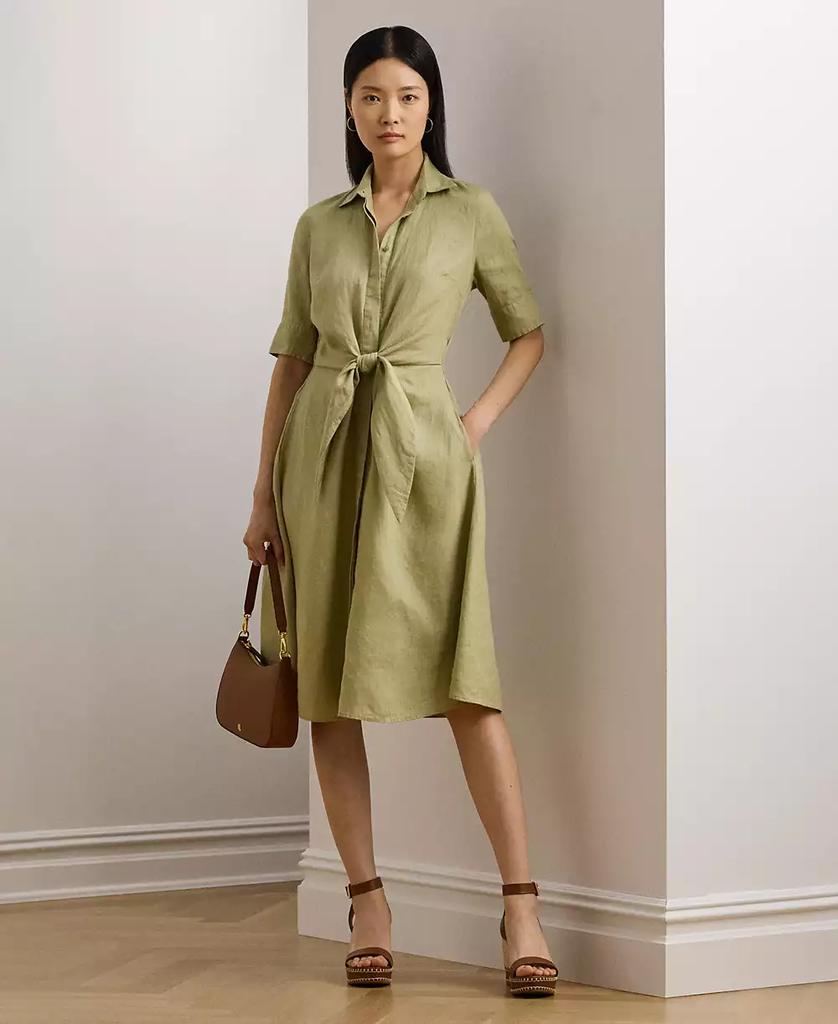 Ralph Lauren Women's 100% Linen Shirtdress