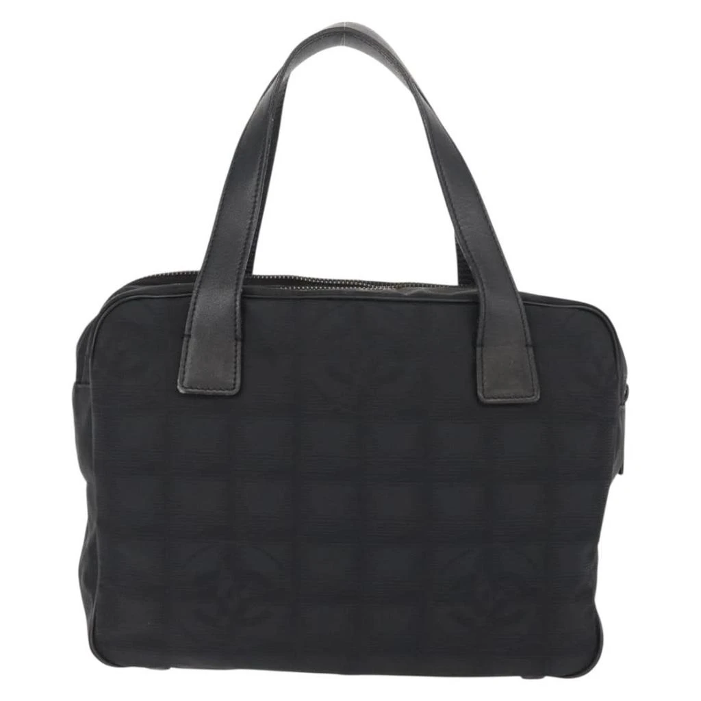 Chanel Travel Line Convertible Satchel Nylon Nylon Handbag (Pre-Owned) 2