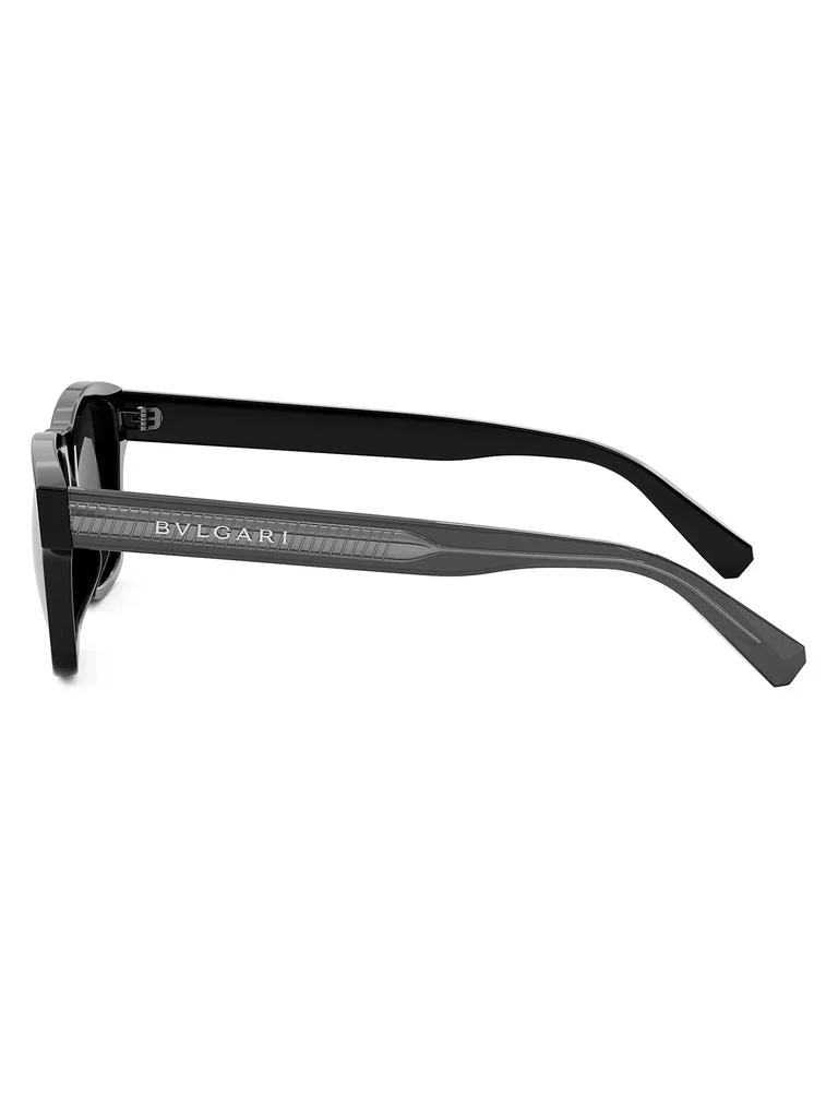 BVLGARI Tubogas 55MM Rectangular Sunglasses 3