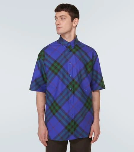 Burberry Burberry Check cotton bowling shirt 3