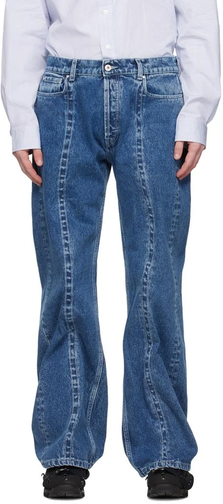 Y/Project Blue Classic Wire Jeans 1