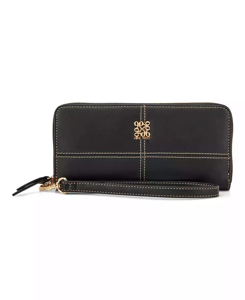 Nine West Paxtin Zip Around Wristlet 1