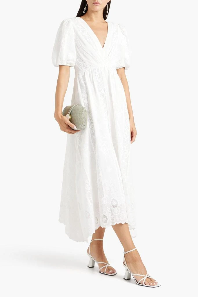 knee length dresses for ladies Women Umra Black Contrast Lace Sweetheart Gathered Mini Dress