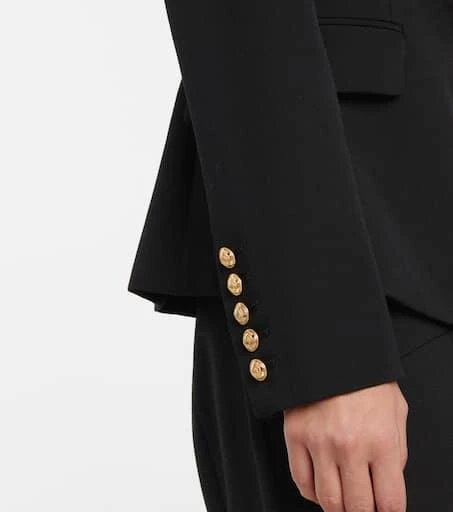 Balmain Double-breasted wool blazer 5
