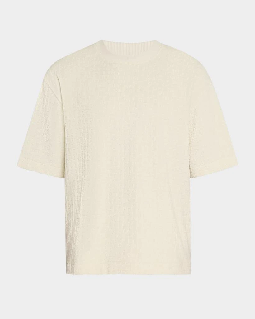 Off-White Men's Terry Allover-Logo Skate T-Shirt 1