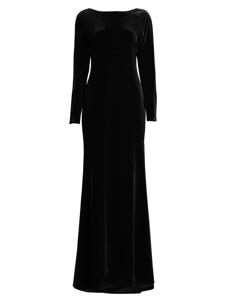 Ganni Cutout velvet midi dress - Dresses & Skirts - Compare