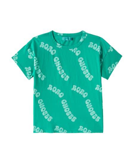 BOBO CHOSES Logo cotton jersey T-shirt