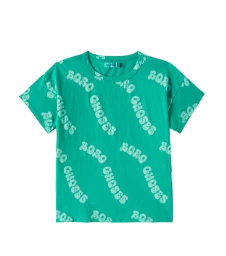 BOBO CHOSES Logo cotton jersey T-shirt 1