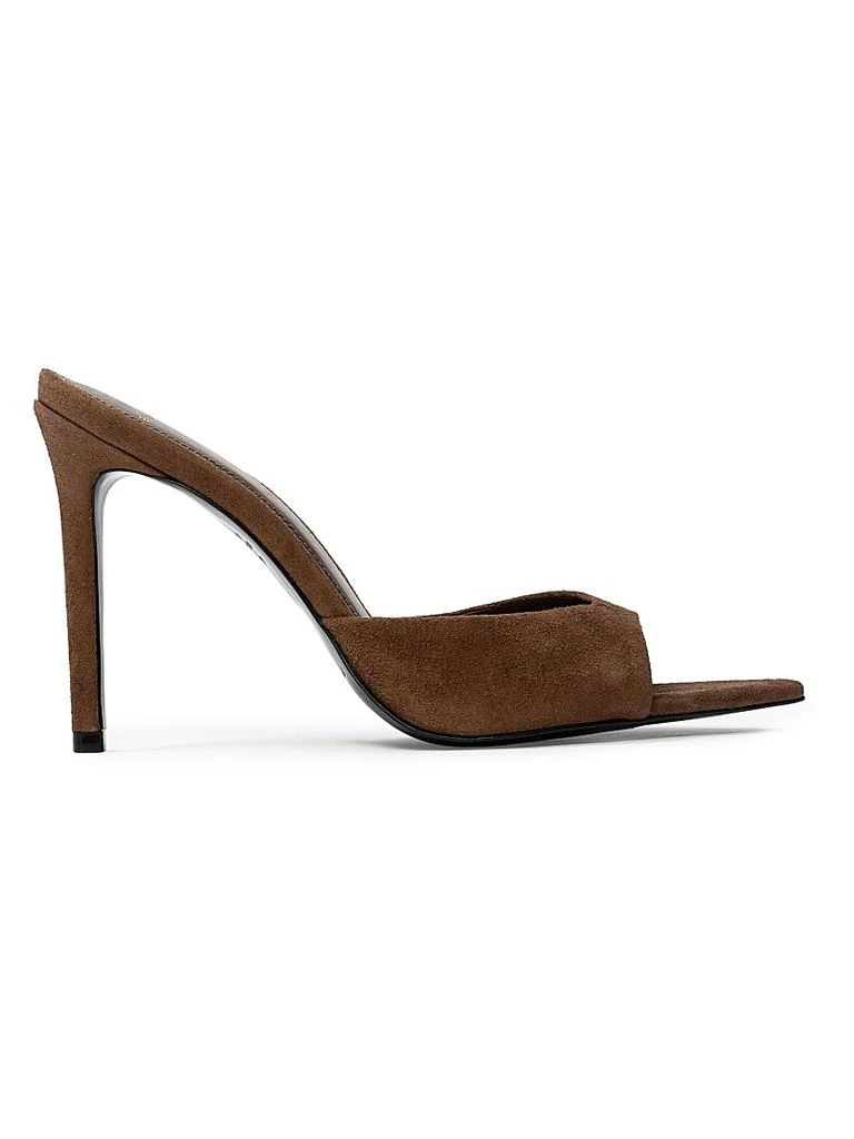 Black Suede Studio Brea Suede Mules 1