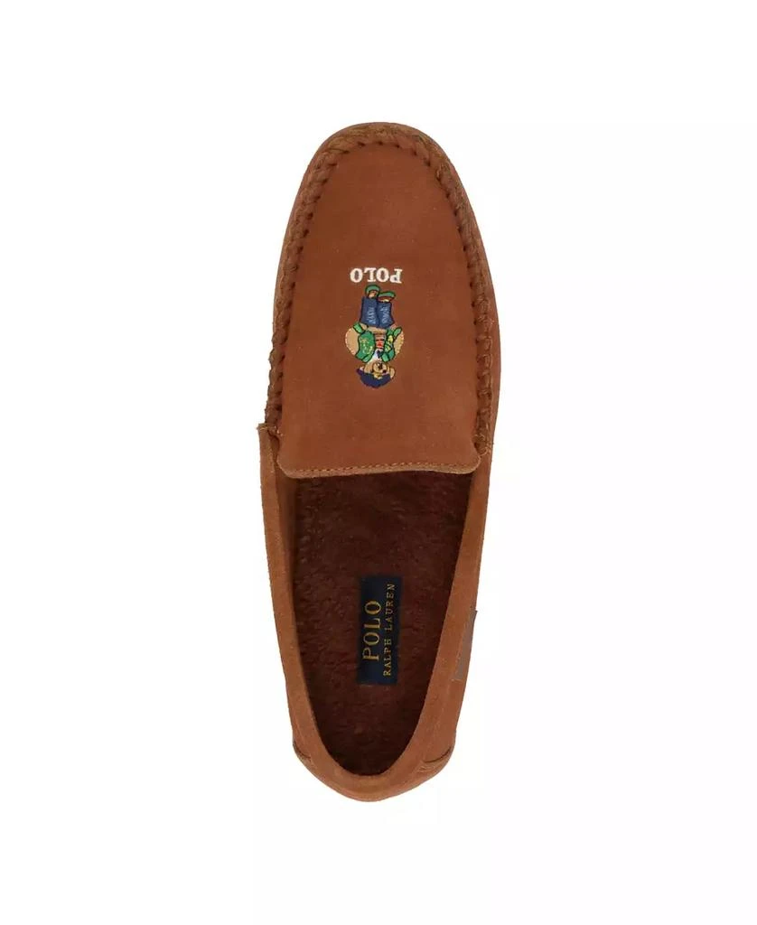 Ralph Lauren Men's Brenan Bear Moccasin Slippers 5