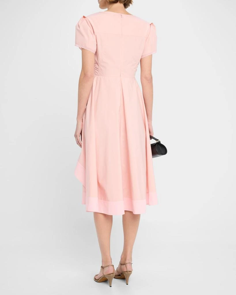 3.1 Phillip Lim V-Neck Tulip-Sleeve Midi Dress 3