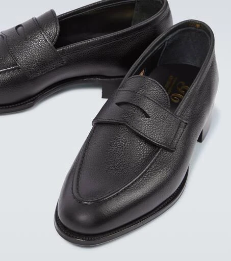 George Cleverley Bradley II leather penny loafers 3