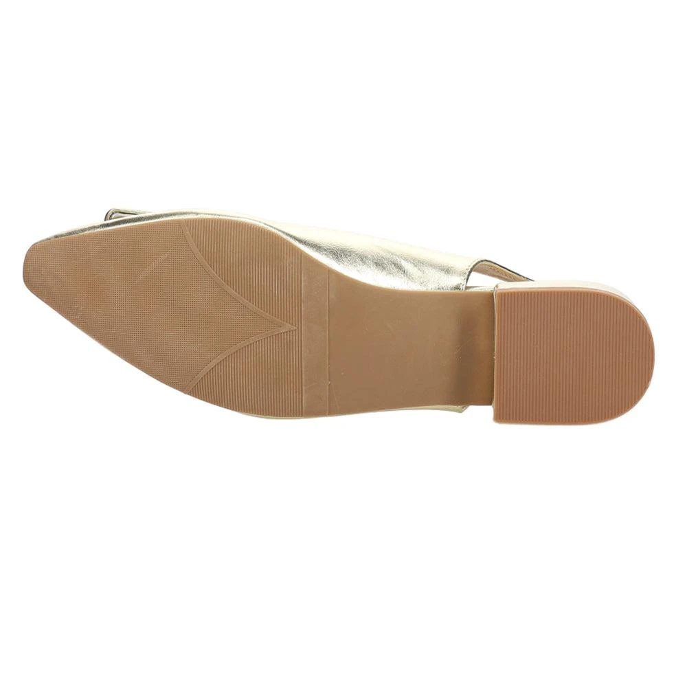 CL By Laundry Sweetie Metallic Slingback Flats 5