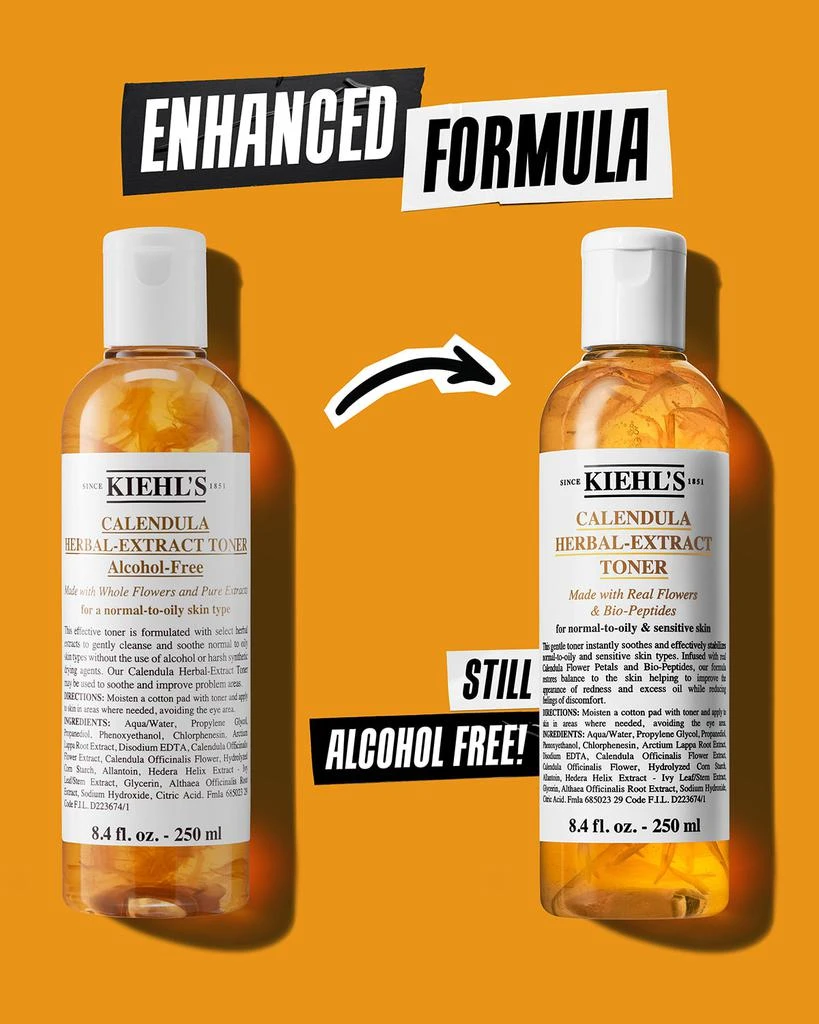 Kiehl's Calendula Herbal Extract Alcohol-Free Toner, 4.2 oz./ 124 mL 10