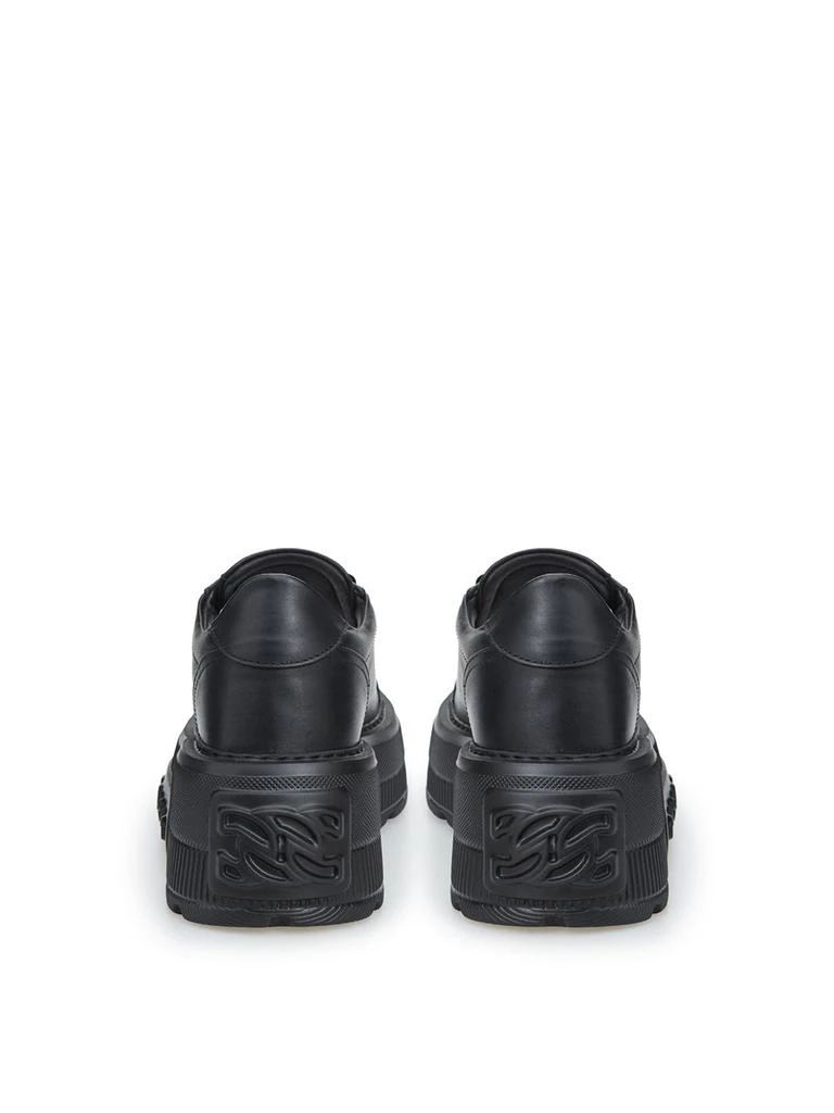 CASADEI Elevate Your Style:  Leather Maxi Platform Women's Sneakers 4