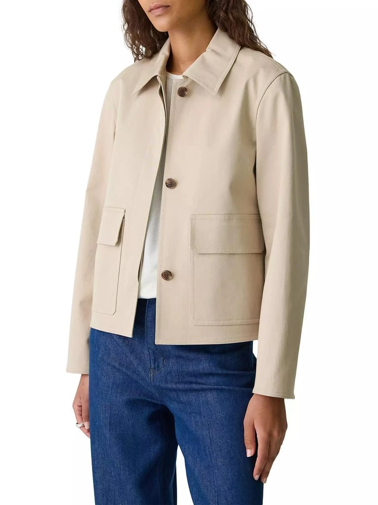 Theory Cotton Boxy Patch Jacket 4