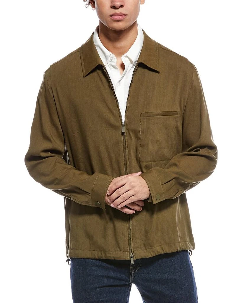 Hugo Boss Carper Zip Linen-Blend Jacket