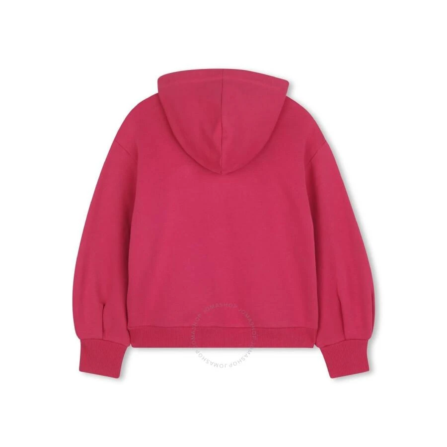 Chloé Girls Logo-Print Cotton Hoodie 2