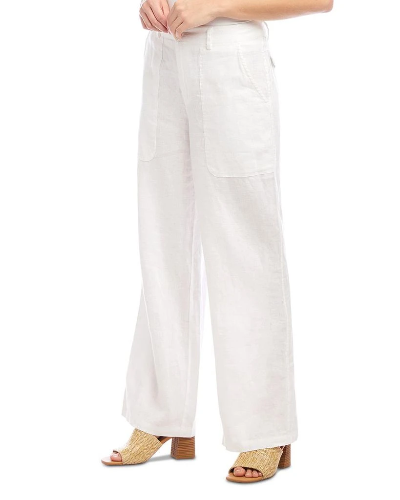 Karen Kane Linen Wide Leg Trousers 5