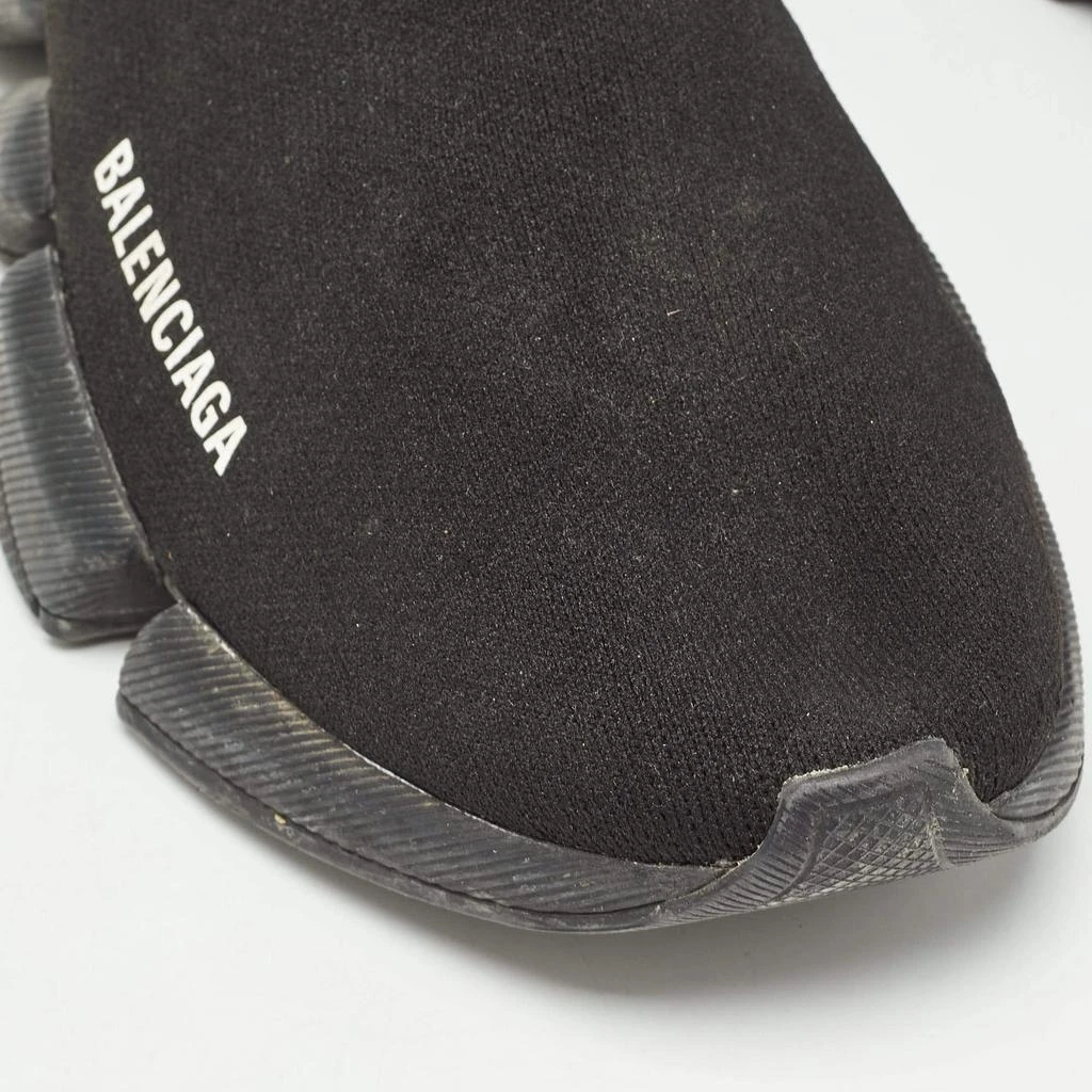 Balenciaga Balenciaga Black Knit Fabric Speed Trainer Sneakers Size 39 7