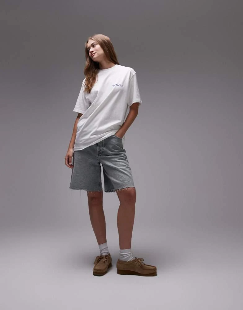Gramicci Gramicci snail graphic t-shirt in white 4