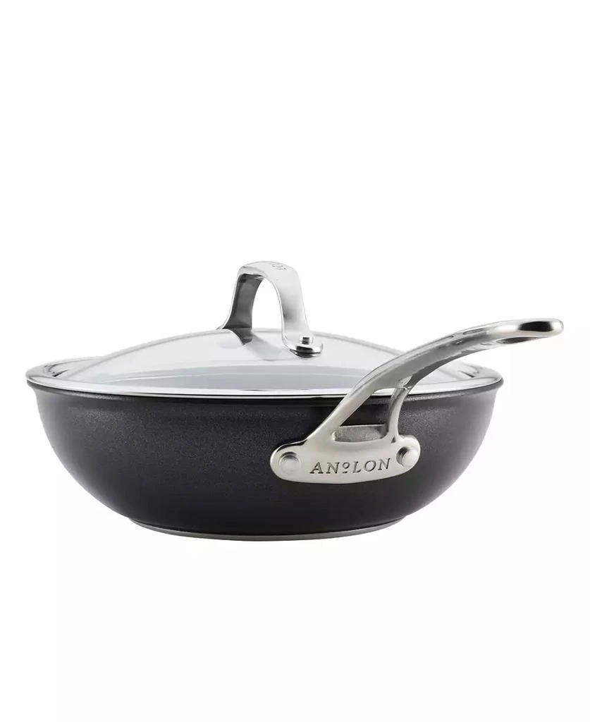 Anolon X Hybrid Nonstick Stir Fry Wok with Lid, 10" 2