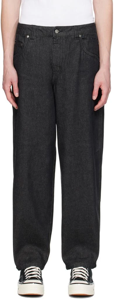 Dime Black Classic Baggy Jeans 1