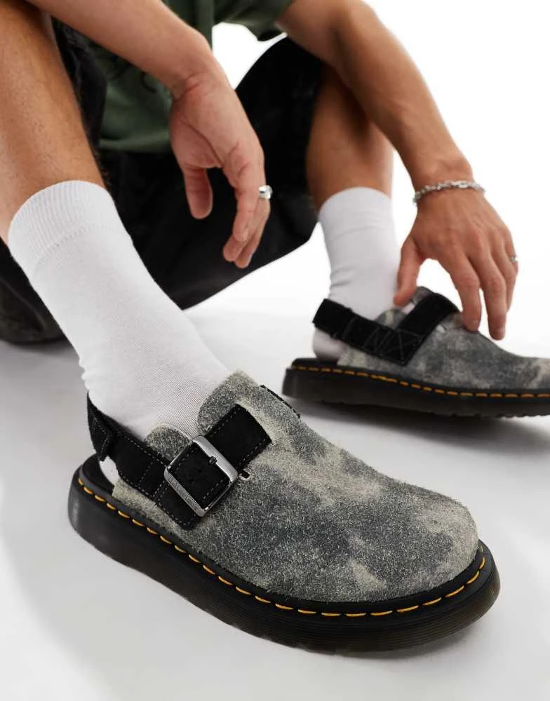Dr Martens Jorge II mules in grey suede – On Sale Now with  display picture 3