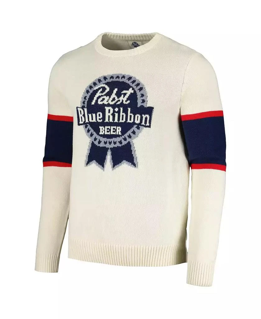 American Needle Men's Cream Pabst Blue Ribbon McCallister Pullover Sweater 3