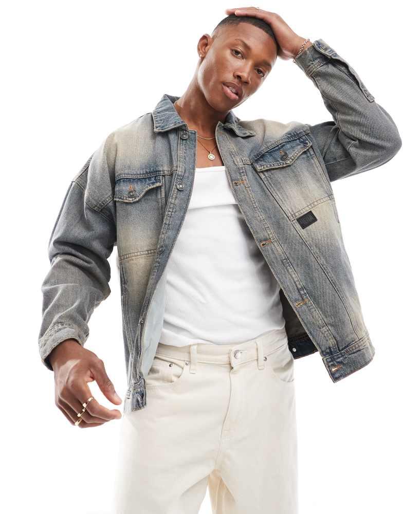 HERA Hera denim jacket in blue sand