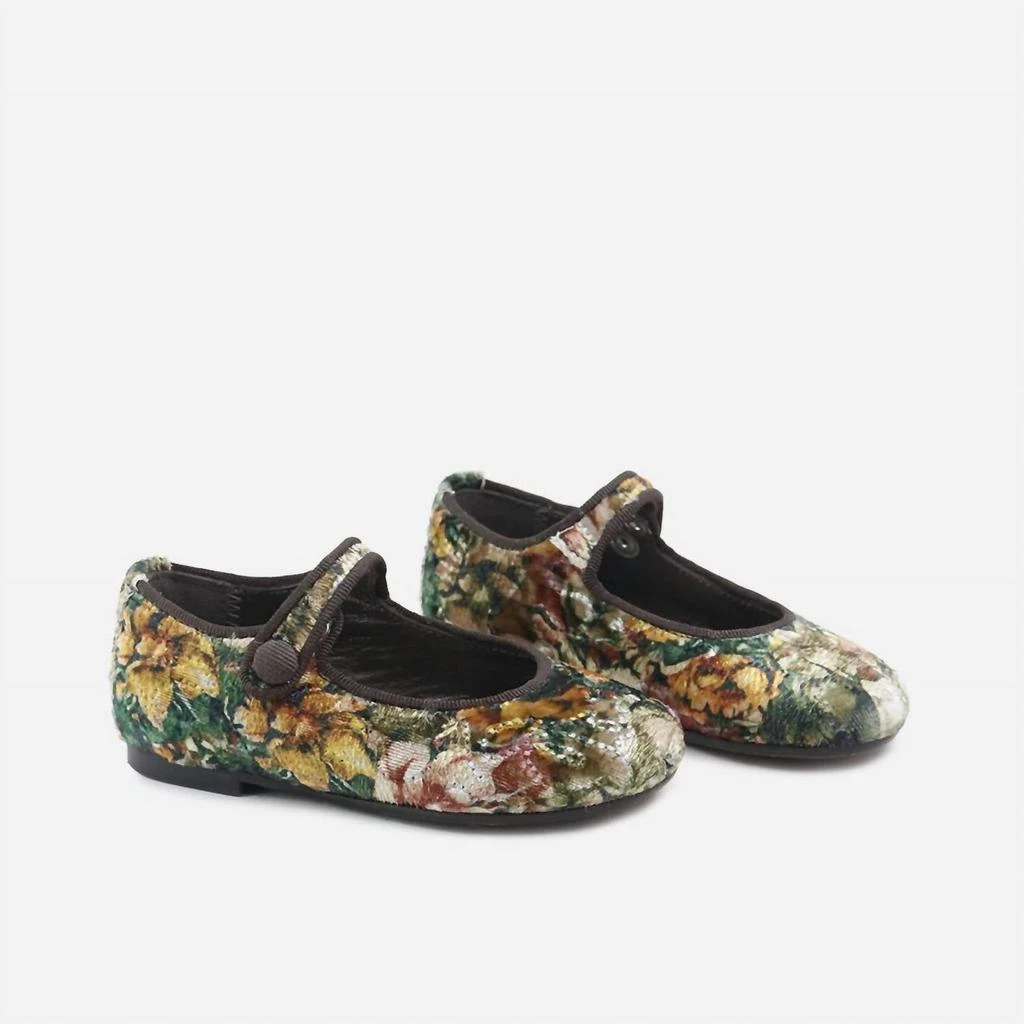 Papanatas Papanatas - Girls Floral Mary Jane Shoes 3