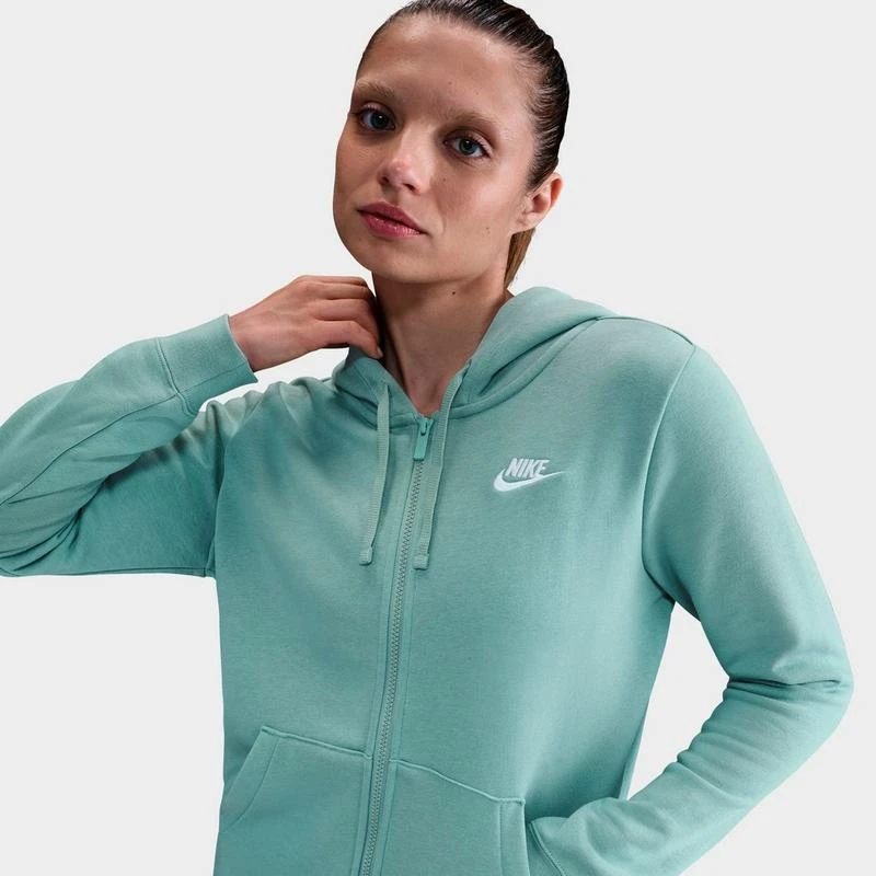 NIKE Women's Nike Sportswear Club Fleece Full-Zip Hoodie 3