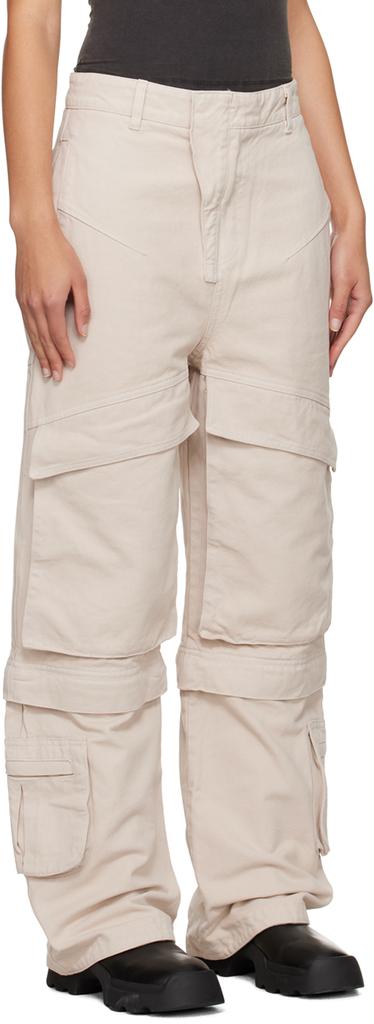 Entire Studios Beige Convertible Trousers