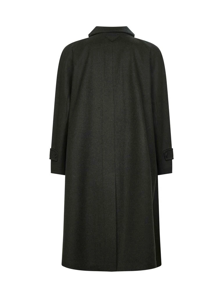 PRADA ABBIGLIAMENTO PRADA ABBIGLIAMENTO | Green virgin wool car coat | Man | 44 2
