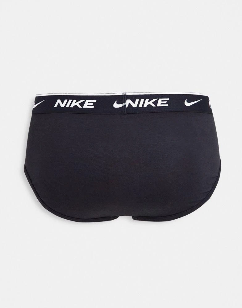 NIKE Nike 3 pack cotton stretch briefs in black 2