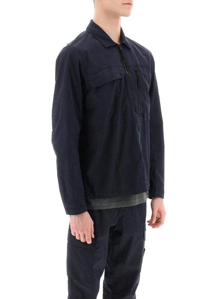 STONE ISLAND Supima Cotton Twill Stretch-TC overshirt 3