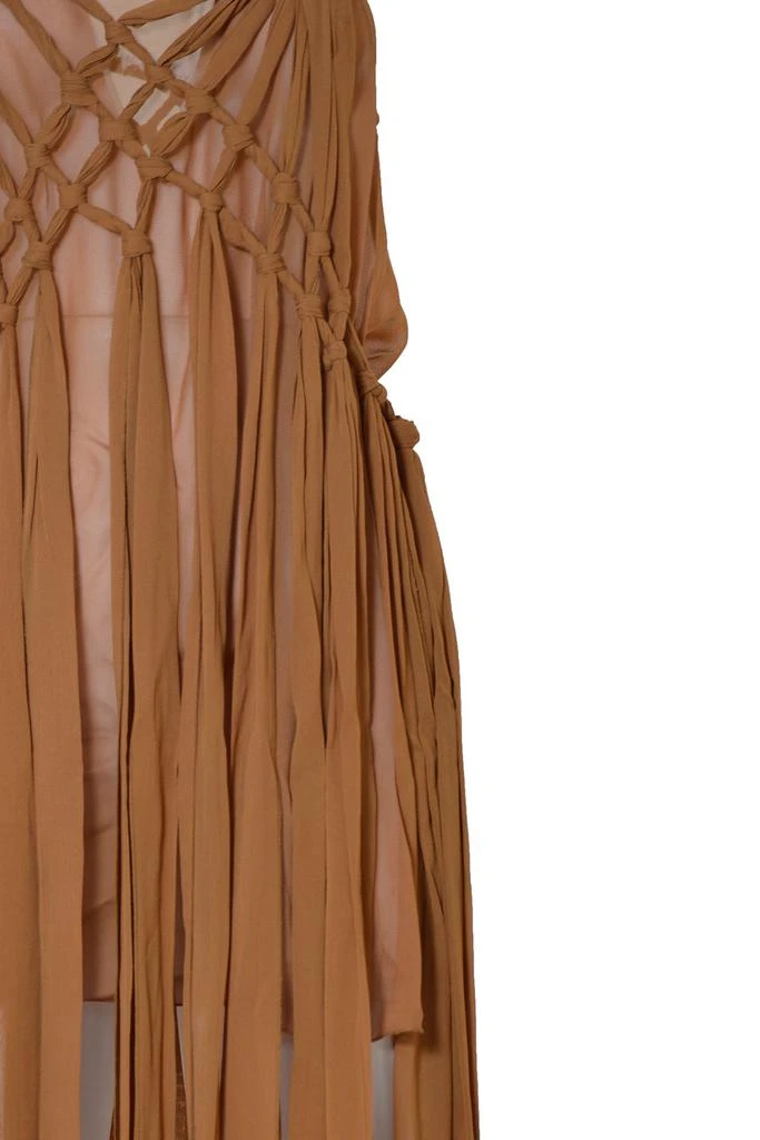 Giuseppe Di Morabito Giuseppe Di Morabito Fringed Semi Sheer Dress 3