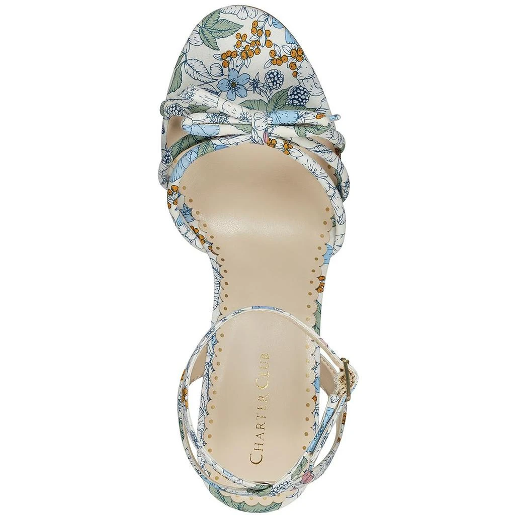 Charter Club Mirabell Womens Bow Round Toe Heels 3