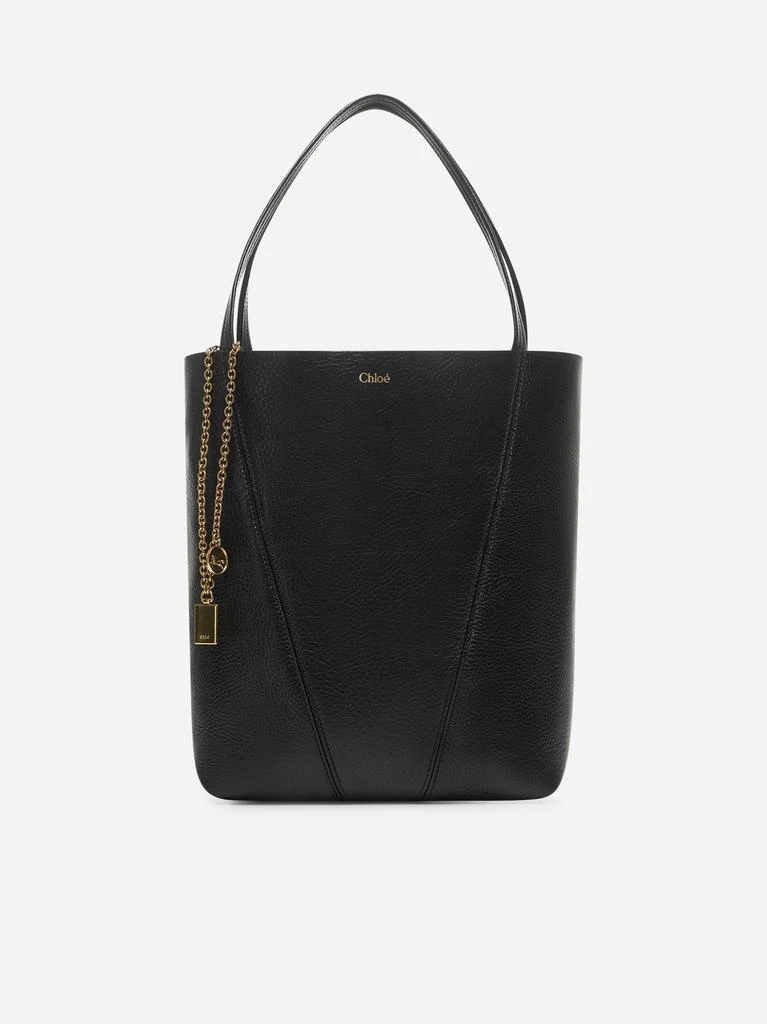 Chloé Black Chloé Spin tote bag 1