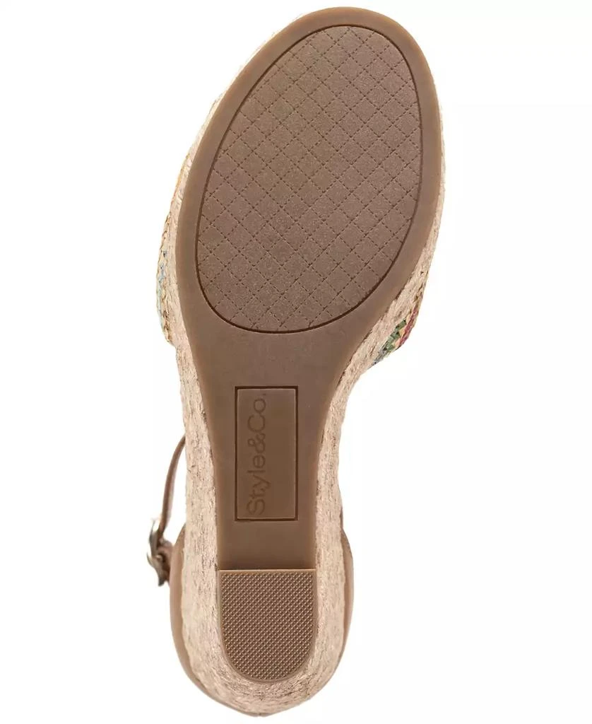 Style & Co Women's Seleeney Wedge Sandals, Created for Macy's 6